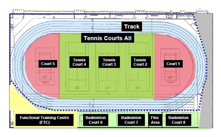 Kinsmen Basketball and Volleyball Courts City of Edmonton