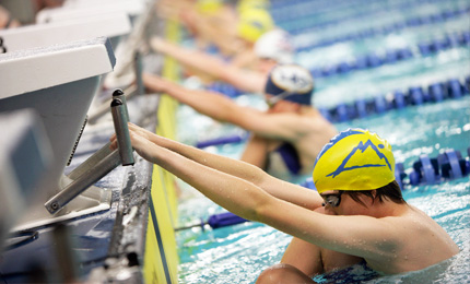 Swim Competition at Kinsmen Sports Centre