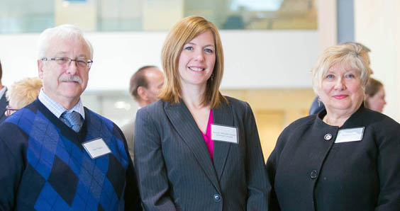 Ken Tingley, Danielle Metcalfe-Chenail and Shirley Lowe
