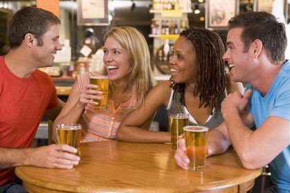 People in a bar
