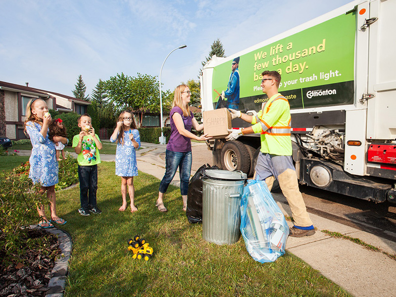 Edmonton garbage collector