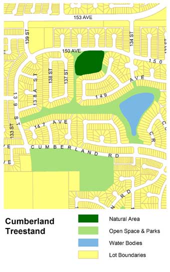 Cumberland Treestand map