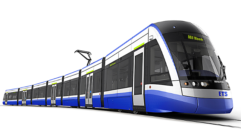 Low-Floor LRT rendering