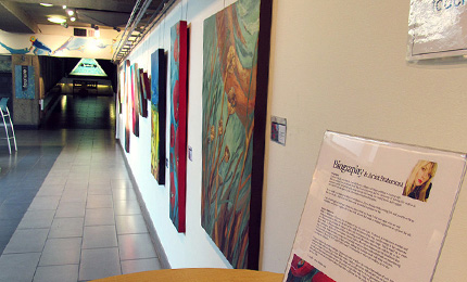 Muttart art wall.