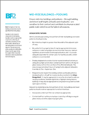 Thumbnail image of the cover of the sample urban design guidelines.