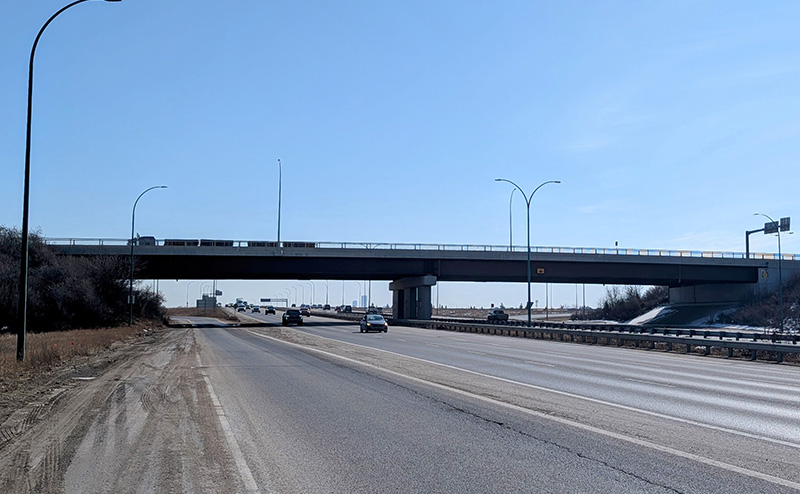 184 Street Bridge over the Yellowhead Freeway