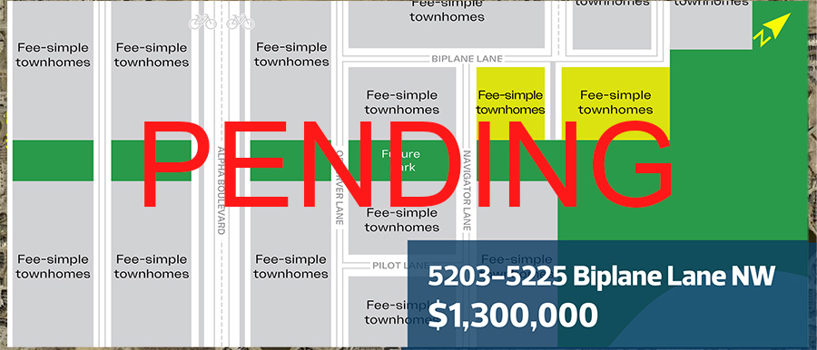 Aerial view of Blatchford listing - Biplane Lane NW