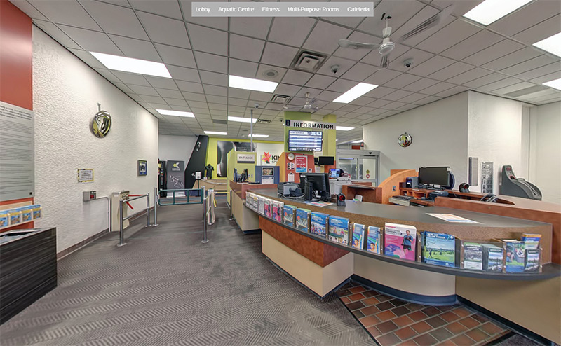 Kinsmen front admission desk