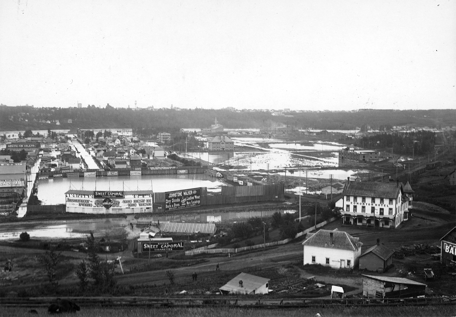 A view of Rossdale during the 1915 Flood.