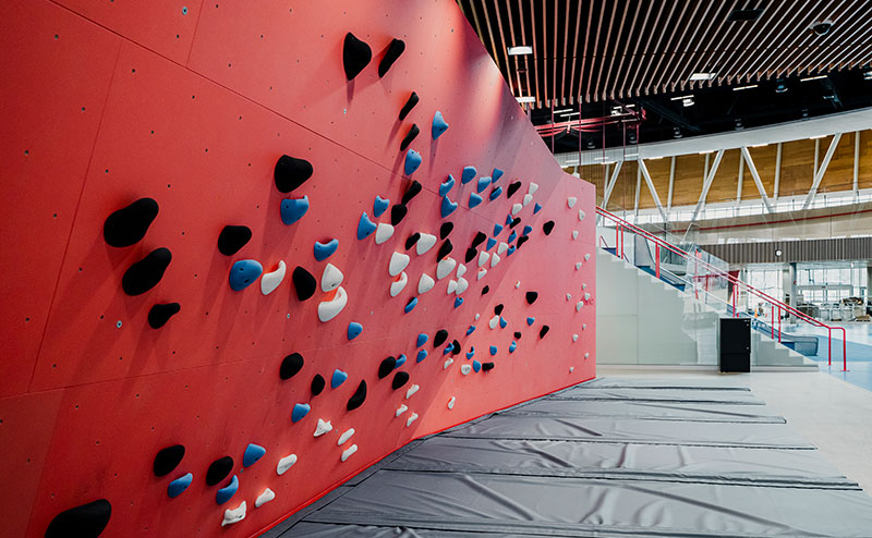 Bouldering wall