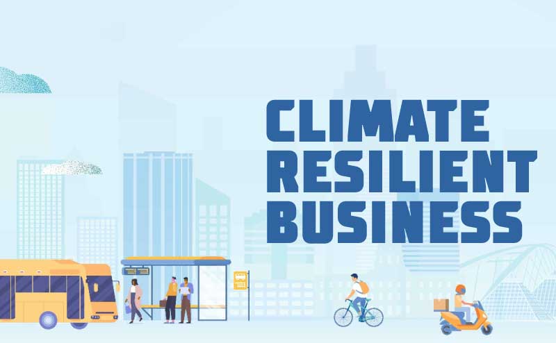 climate resilient business cover graphic