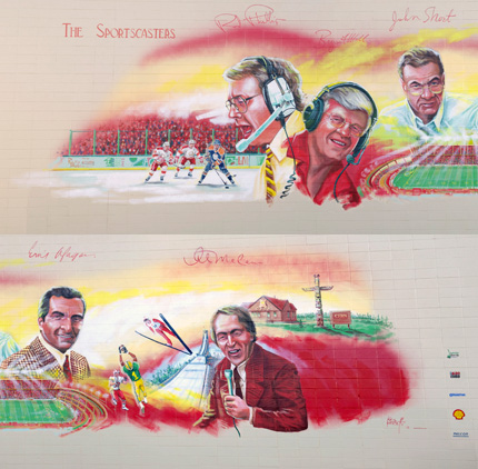The Sportscasters Mural