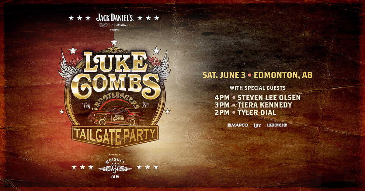 Luke Combs Tailgate Party Promo Image