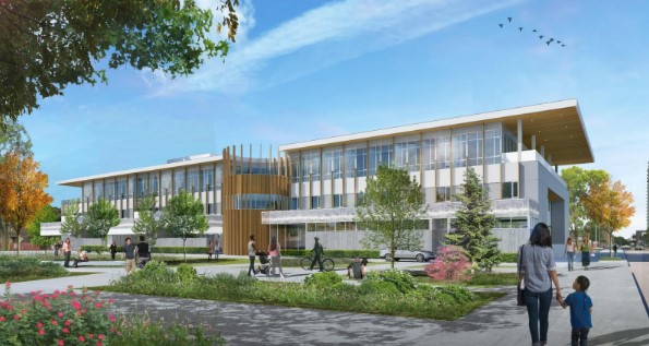 Artists rendering of the Quarters development