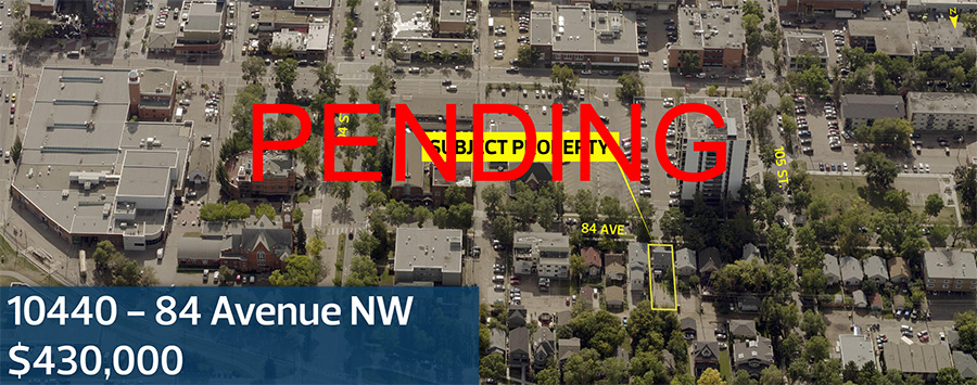 Aerial view of Strathcona listing