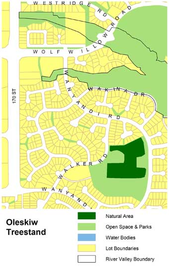 Oleskiw Treestand map