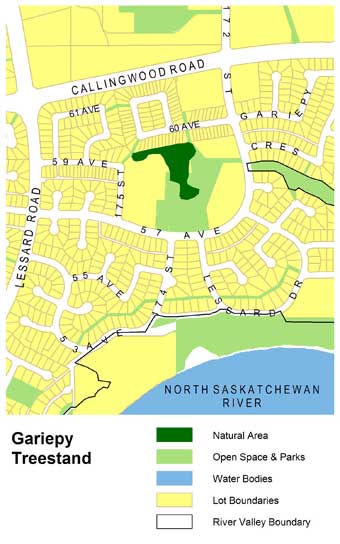 Gariepy Treestand map