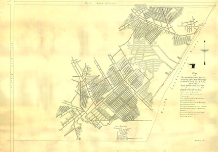 Plan of the Humberstone Mines, 1917