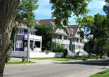 Houses on Edmonton street