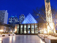 Exterior of City Hall and City Hall Plaza