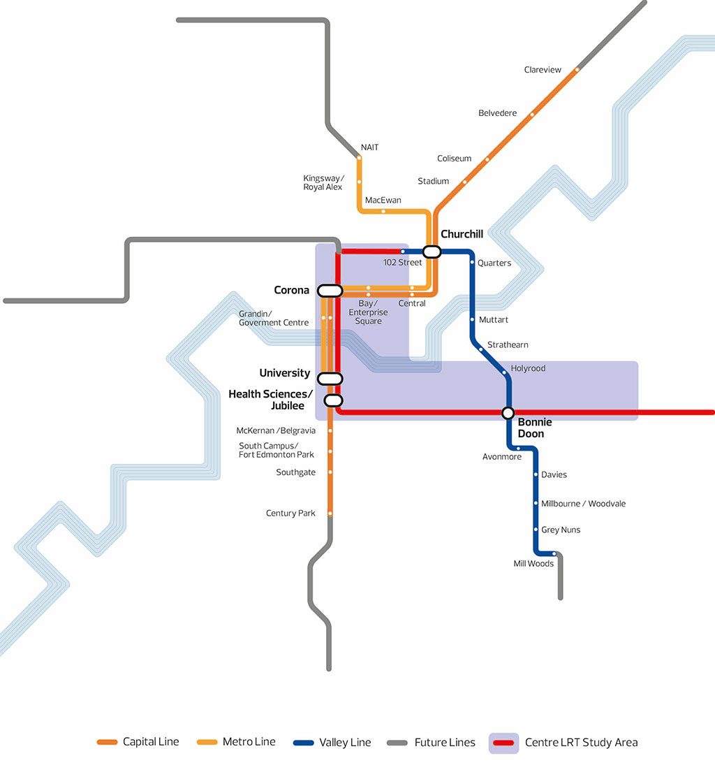 Building LRT City of Edmonton