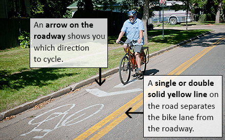 Contraflow lane how to photo