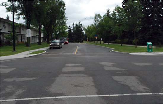 Curb extension photo