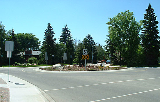 Traffic circle photo