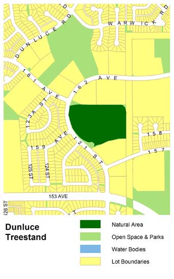 Dunluce Treestand map