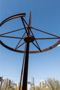 Photo of the burial grounds, Fort Edmonton Cemetery