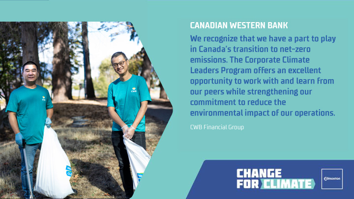 Corporate Climate Leader: Darrell Jones of Canadian Western Bank