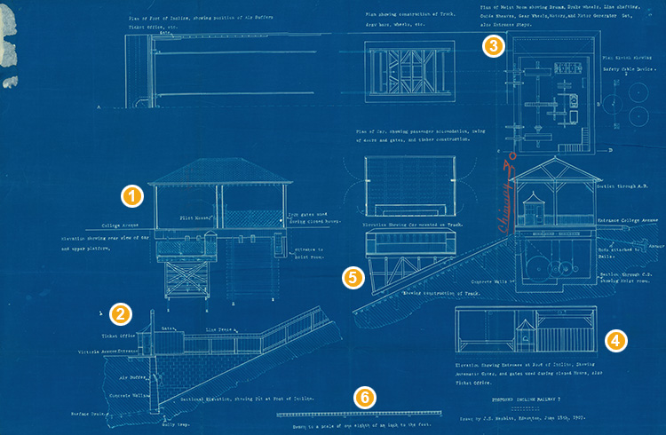 Edmonton Incline Railway Blueprints.