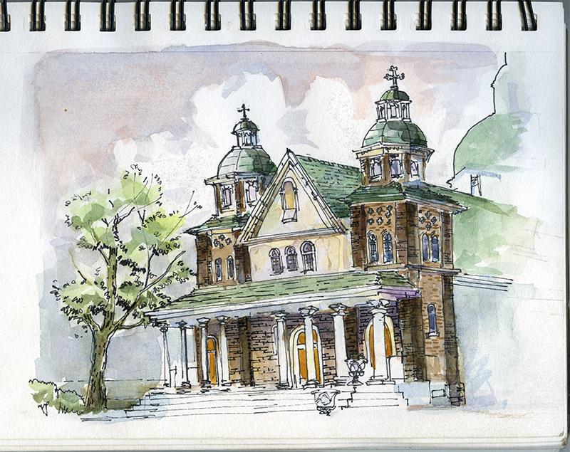 St. Josaphat Ukrainian Catholic Church by Merts Belmes