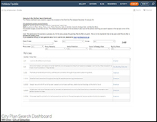 Thumbnail image showing screen grab from Tableau City Plan Search