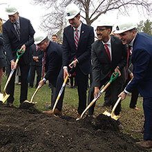 Breaking ground for Valley Line LRT photo