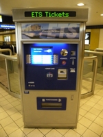 A fare vending machine