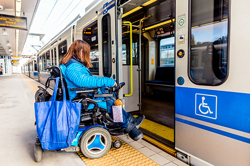 LRT Ramp In Use