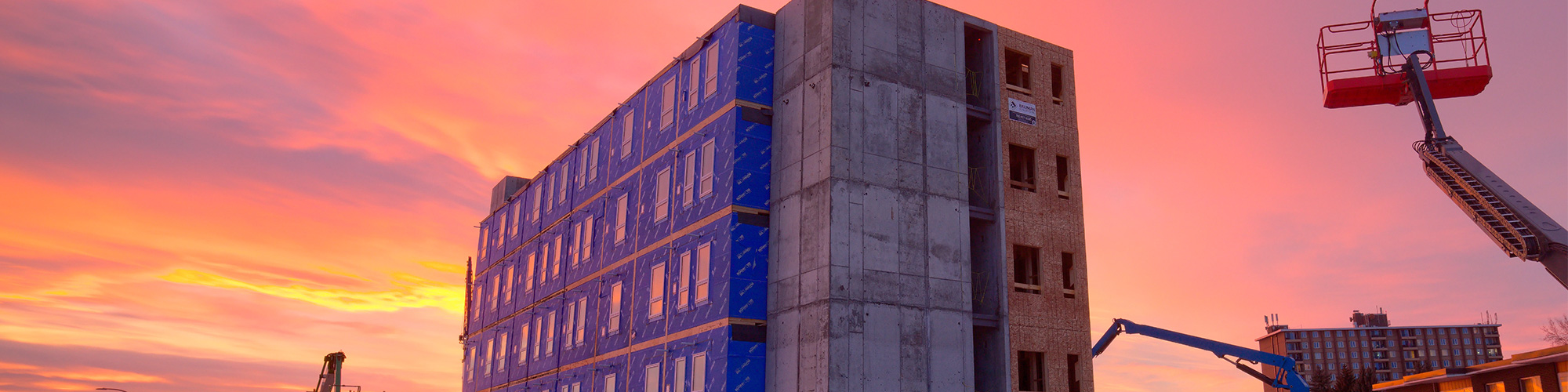 apartment building under construction