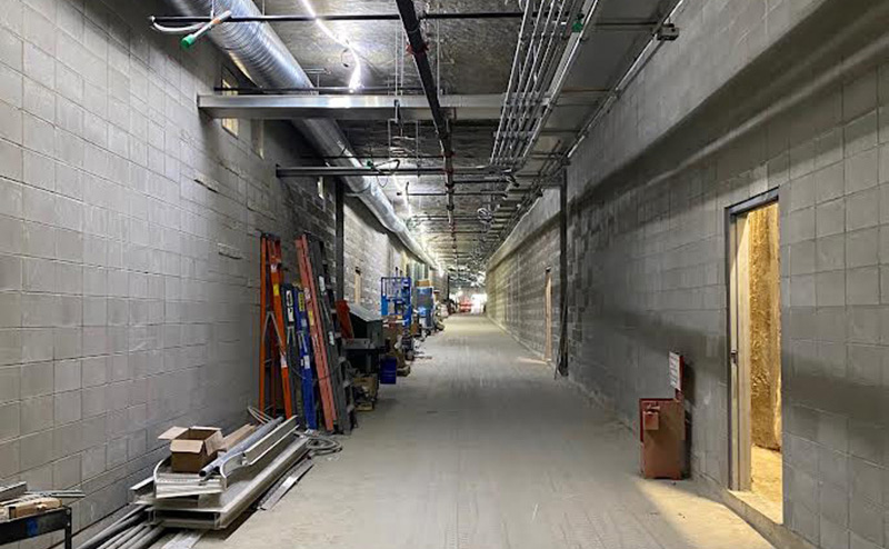 103A Ave 99 Street Pedway north tunnel progress