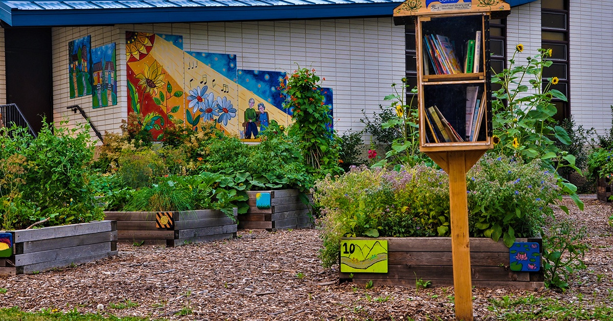 Photo of a public spaces yard