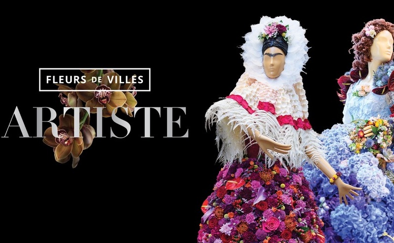 Fleurs de Villes Artiste displays