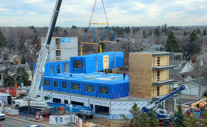 Hope Terrace under construction