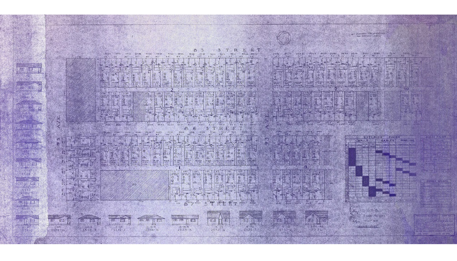 Silver Heights plot plan.