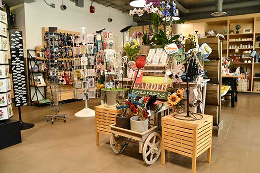 Interior of the Marigold Gift Shop at Muttart 
