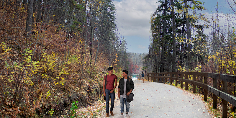 Ramsay Ravine Trail Repair Rendering