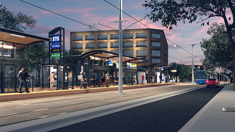 124 Street Stop rendering