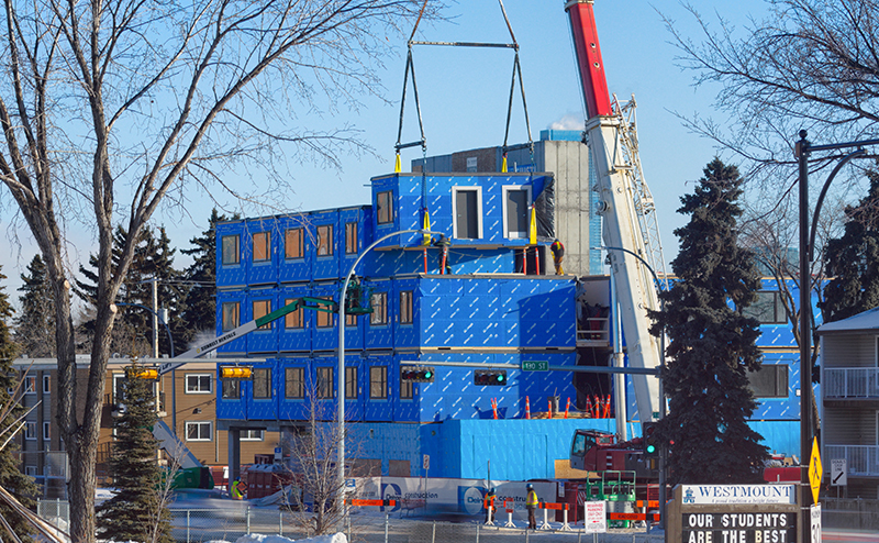 Westmount Supportive Housing under construction