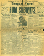 Edmonton Bulletin, November 11, 1918