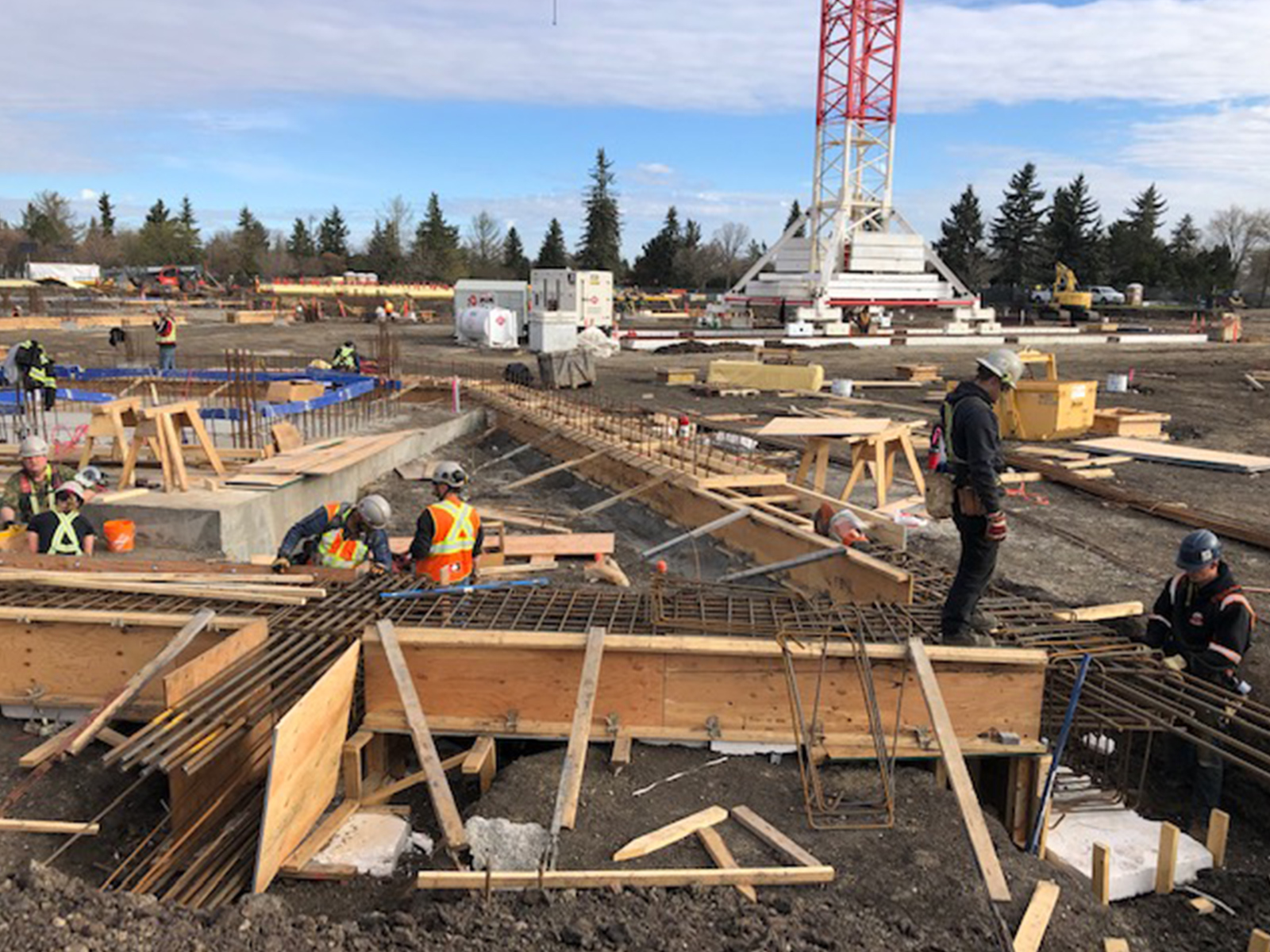 Recreation Centre construction, May 11, 2022