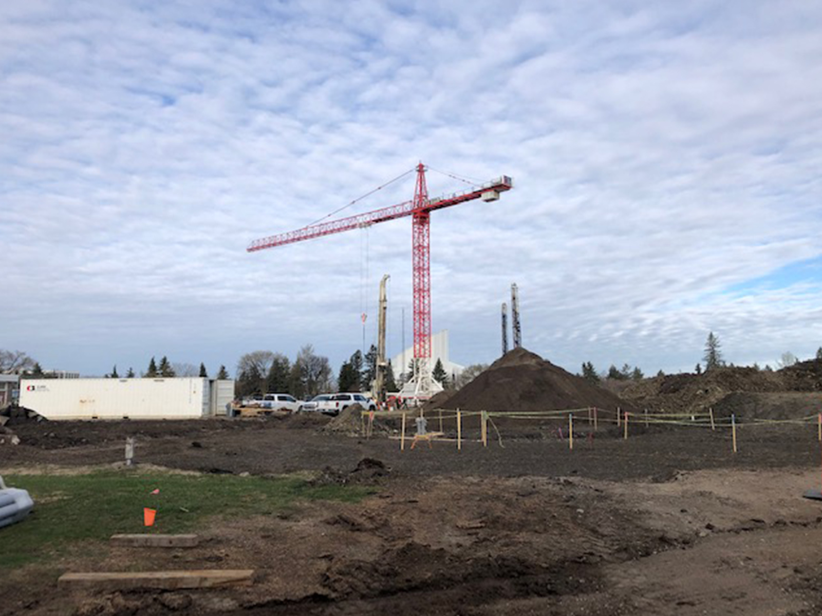 Recreation Centre construction, May 11, 2022
